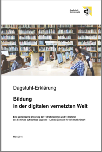 Buch: Dagstuhl Erklärung - Bildung in der digitalen vernetzten Welt